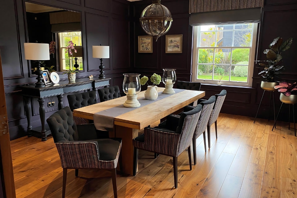 bar stools in kitchen